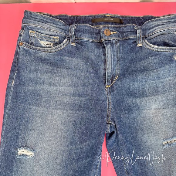 Joe's Jeans Distressed Skinny Ankle Jeans Size 30 - Picture 5 of 15